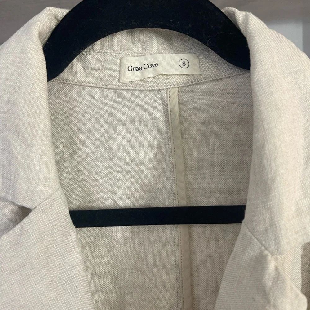 Linen blazer - Picture 3 of 7